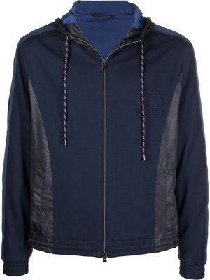 ETRO drawstring hooded jacket - Blue