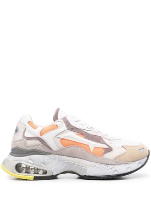 Premiata Sharky-D panelled chunky trainers - Neutrals