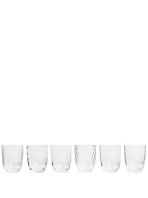 NasonMoretti Idra water glass - set of six - Neutrals