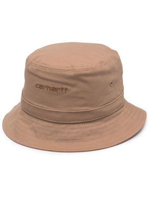 Carhartt WIP logo-embroidered bucket hat - Neutrals
