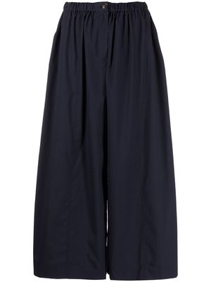 Jason Wu wide-leg cropped trousers - Blue