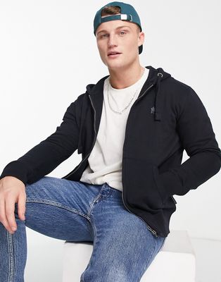 French Connection full zip hoodie in navy