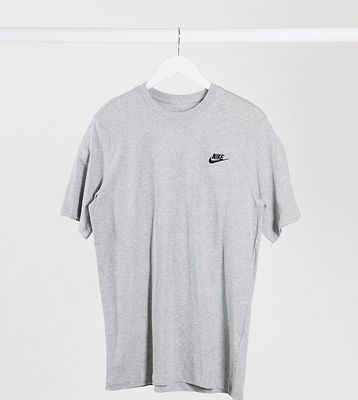 Nike Tall club t-shirt in gray-Grey