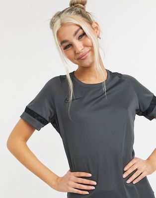 Nike Soccer Dri-FIT Academy t-shirt in gray-Grey