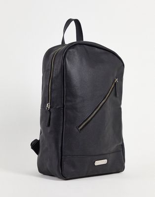 Bolongaro Trevor Matty leather backpack-Black