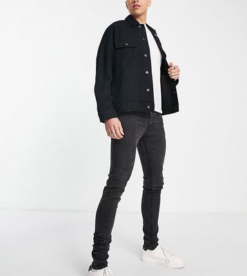 French Connection Tall tapered jeans in washed black