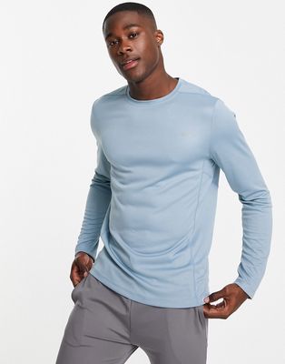 ASOS 4505 icon long sleeve training T-shirt with quick dry-Blues