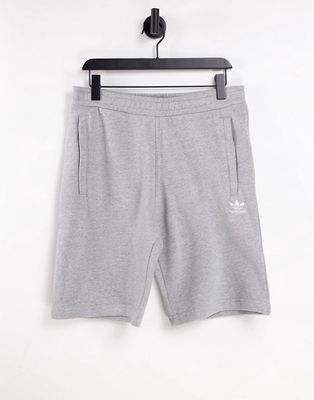 adidas Originals essentials shorts with small logo in gray-Black