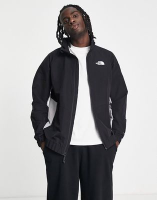 The North Face Phlego Track jacket in black/gray