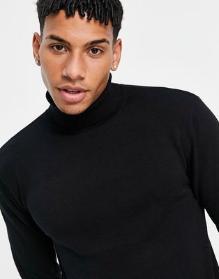 French Connection turtle neck sweater in navy