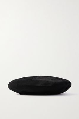 The Row - Garion Crepe Beret - Black