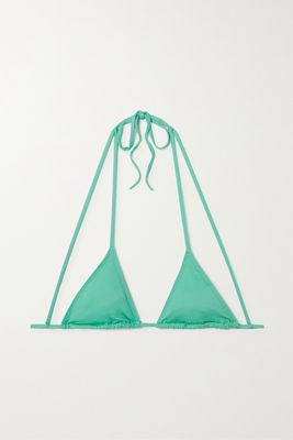 Jacquemus - Peirado Recycled Triangle Halterneck Bikini Top - Green