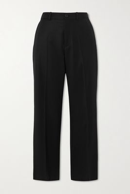 Balenciaga - Wool Straight-leg Pants - Black