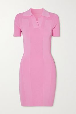 Jacquemus - Ribbed-knit Mini Dress - Pink