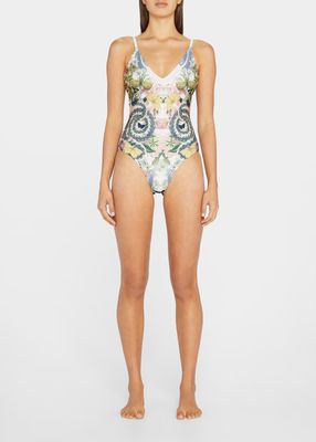 Marieta Reversible High-Cut One-Piece Swimsuit