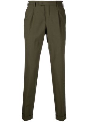 Pt01 tapered tailored trousers - Green