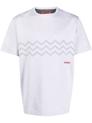 Missoni zig-zag print T-shirt - Grey