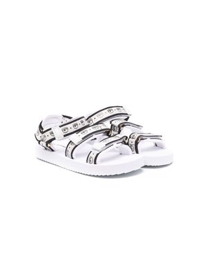 Chiara Ferragni Kids Logomania touch-strap sandals - White