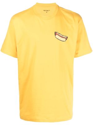 Carhartt WIP graphic logo-print T-shirt - Yellow