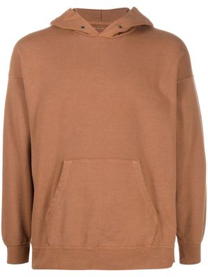 visvim Jumbo relaxed cotton hoodie - Brown