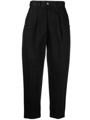 Société Anonyme high-rise straight trousers - Black