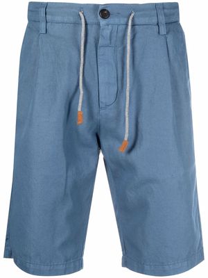 Eleventy drawstring shorts - Blue