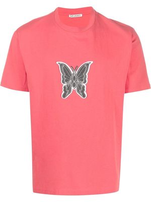 Our Legacy butterfly-print T-shirt - Red