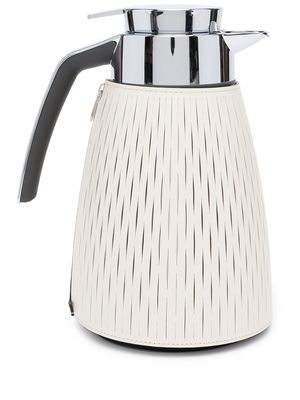 Pinetti leather thermal carafe - White