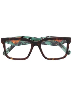Prada Eyewear square-frame glasses - Brown