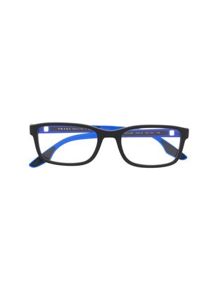 Prada Eyewear rectangular-frame glasses - Blue