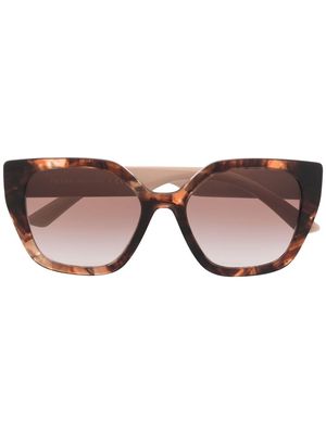 Prada Eyewear tortoiseshell-detail sunglasses - Brown