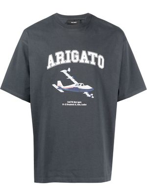 Axel Arigato Voyage graphic-print organic cotton T-shirt - Grey