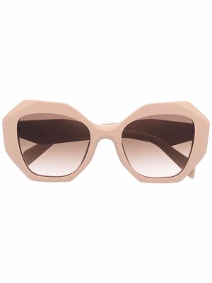 Prada Eyewear oversize-frame gradient sunglasses - Neutrals