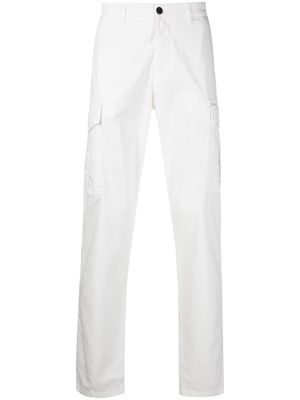 Eleventy multi-pocket cotton cargo pants - White
