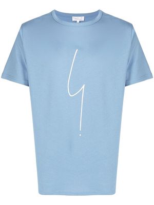 agnès b. graphic-print T-shirt - Blue