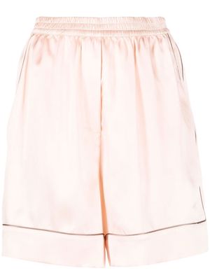 Dolce & Gabbana contrast-detail silk shorts - Pink