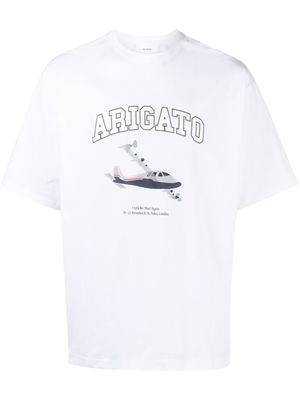 Axel Arigato Voyage graphic-print organic cotton T-shirt - White