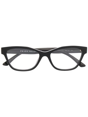 Prada Eyewear rectangular-frame glasses - Black