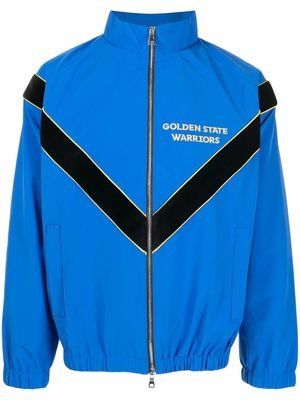 Just Don Warriors contrast stripe track jacket - Blue