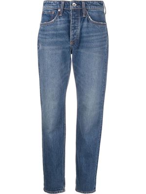 Rag & Bone Clover mid-rise straight-leg jeans - Blue