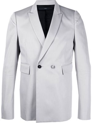 SAPIO double-breasted tailored blazer - Grey
