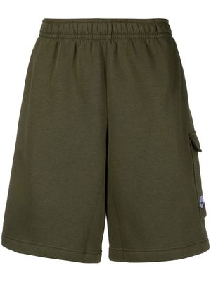 Nike logo-embroidered track shorts - Green