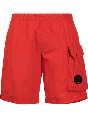 C.P. Company cargo pocket swim shorts - Red