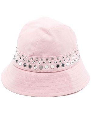 Nº21 stud-embellished bucket hat - Pink