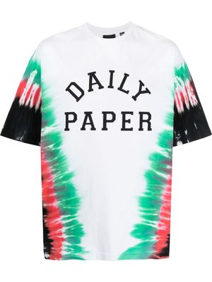 Daily Paper tie-dye logo-print T-shirt - White