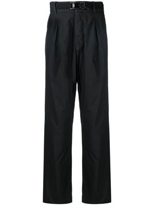 Nº21 straight-leg belted trousers - Black