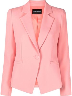 Emporio Armani single-breasted blazer - Pink