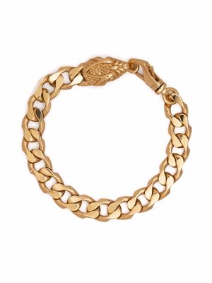 Emanuele Bicocchi serpent curb-chain bracelet - Gold