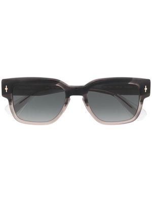 GIGI STUDIOS ombre-effect square-frame sunglasses - Black