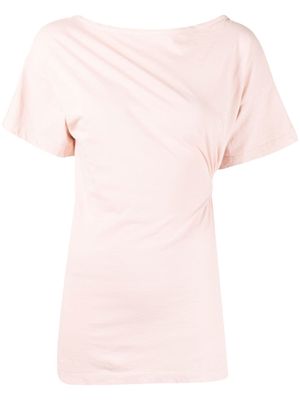 Nº21 wraparound cotton blouse - Pink